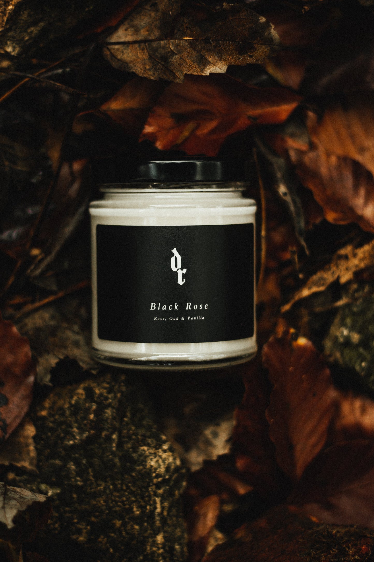 The Black Rose Candle