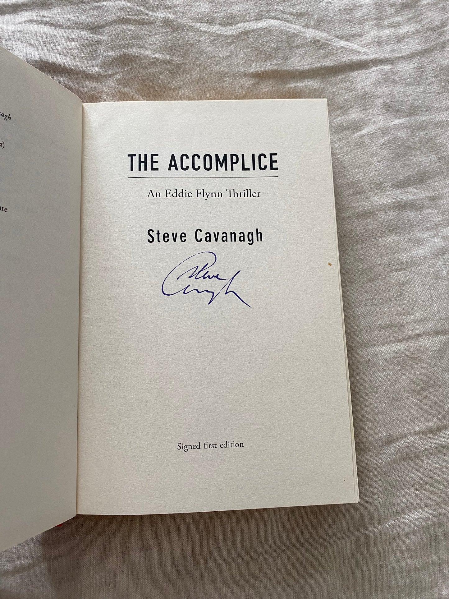 The Accomplice (Eddie Flynn Series #7)