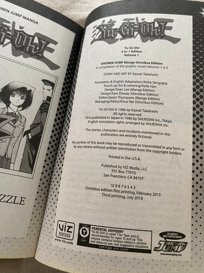 Yu-Gi-Oh! 3-in-1 Edition, Vol. 1, Volumes 1-2-3 (Omnibus)