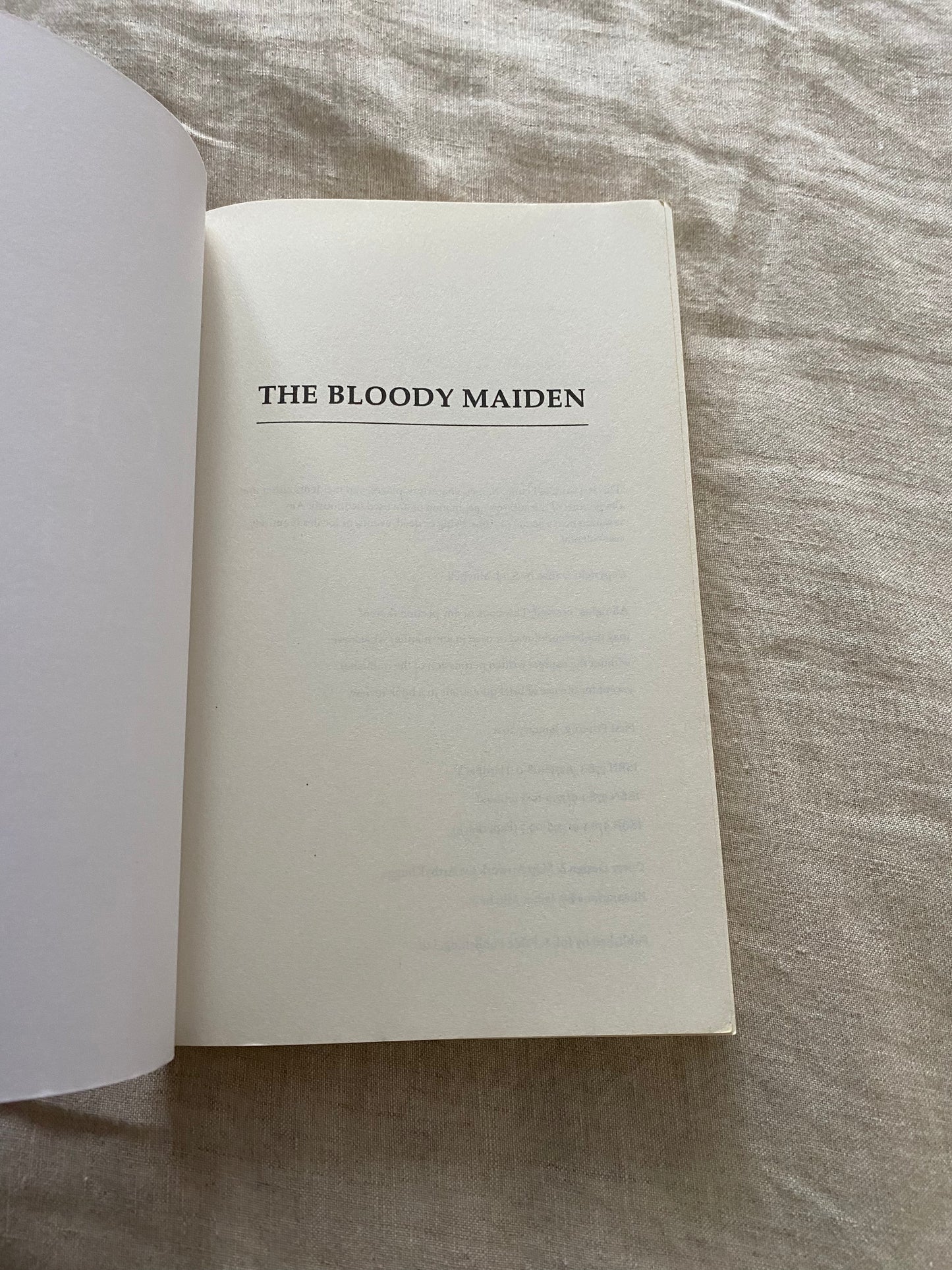 The Bloody Maiden (Tales From The Western Tides #1)