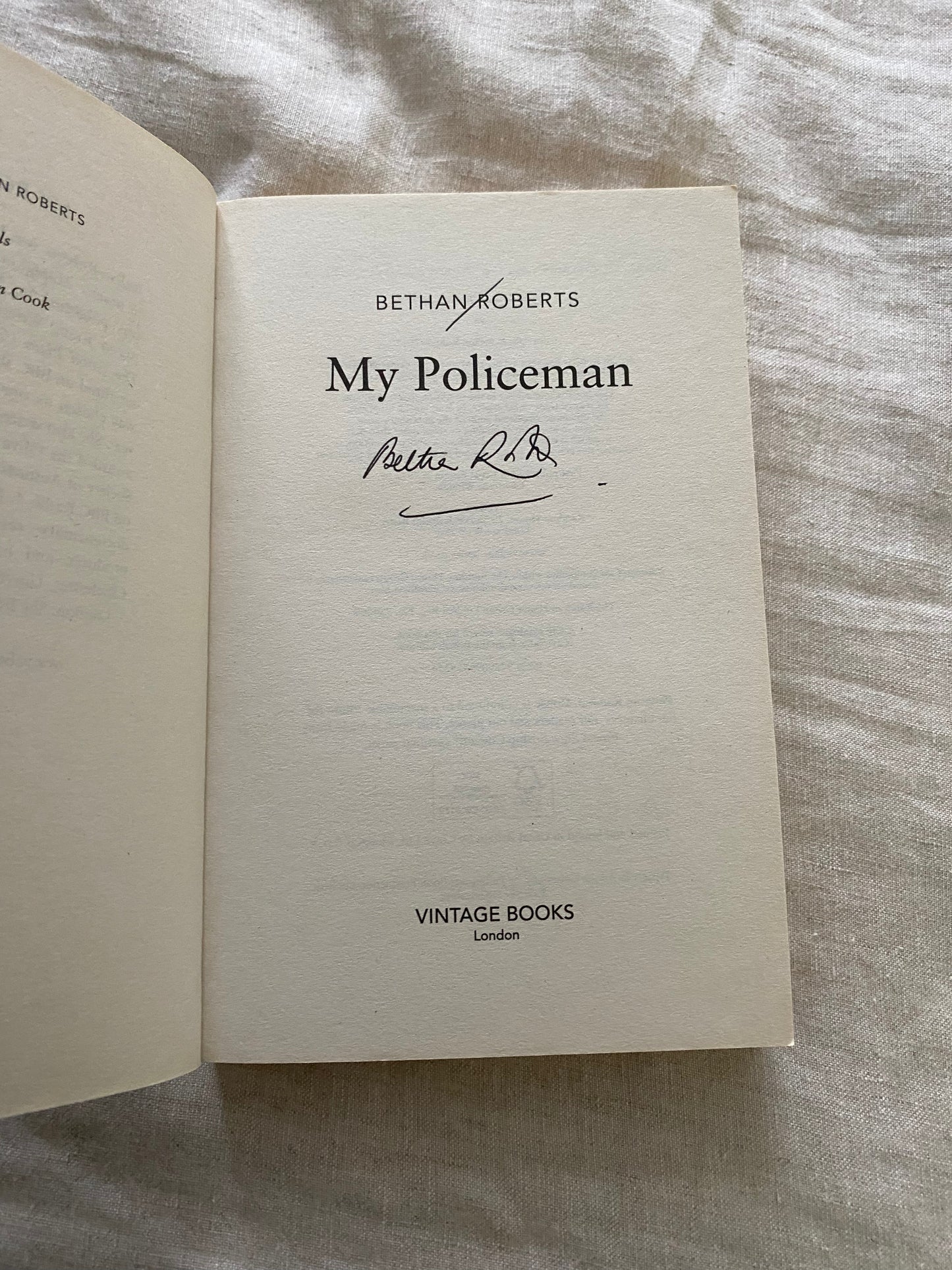 My Policeman