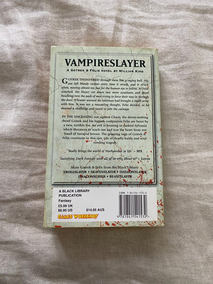 Warhammer: Vampireslayer (Gotrek & Felix Series #6)