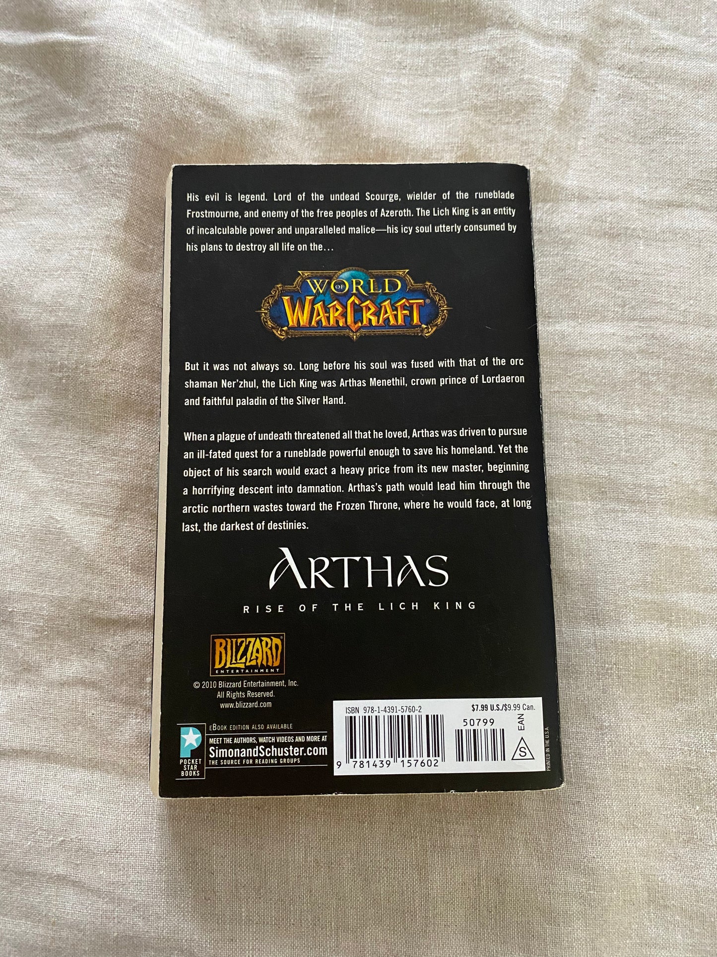 World of Warcraft: Arthas: Rise of the Lich King