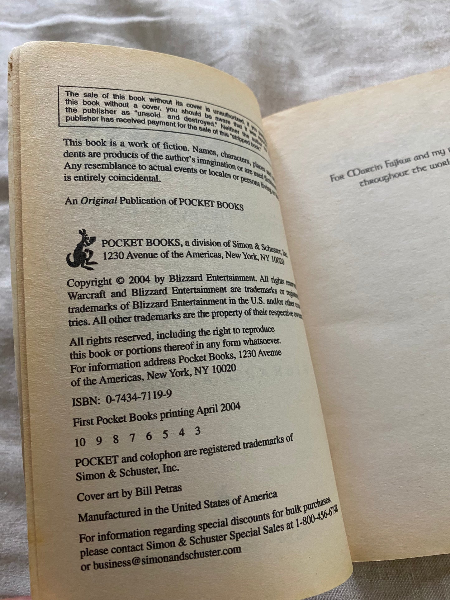 Warcraft: War of the Ancients Book 1: The Well of Eternity