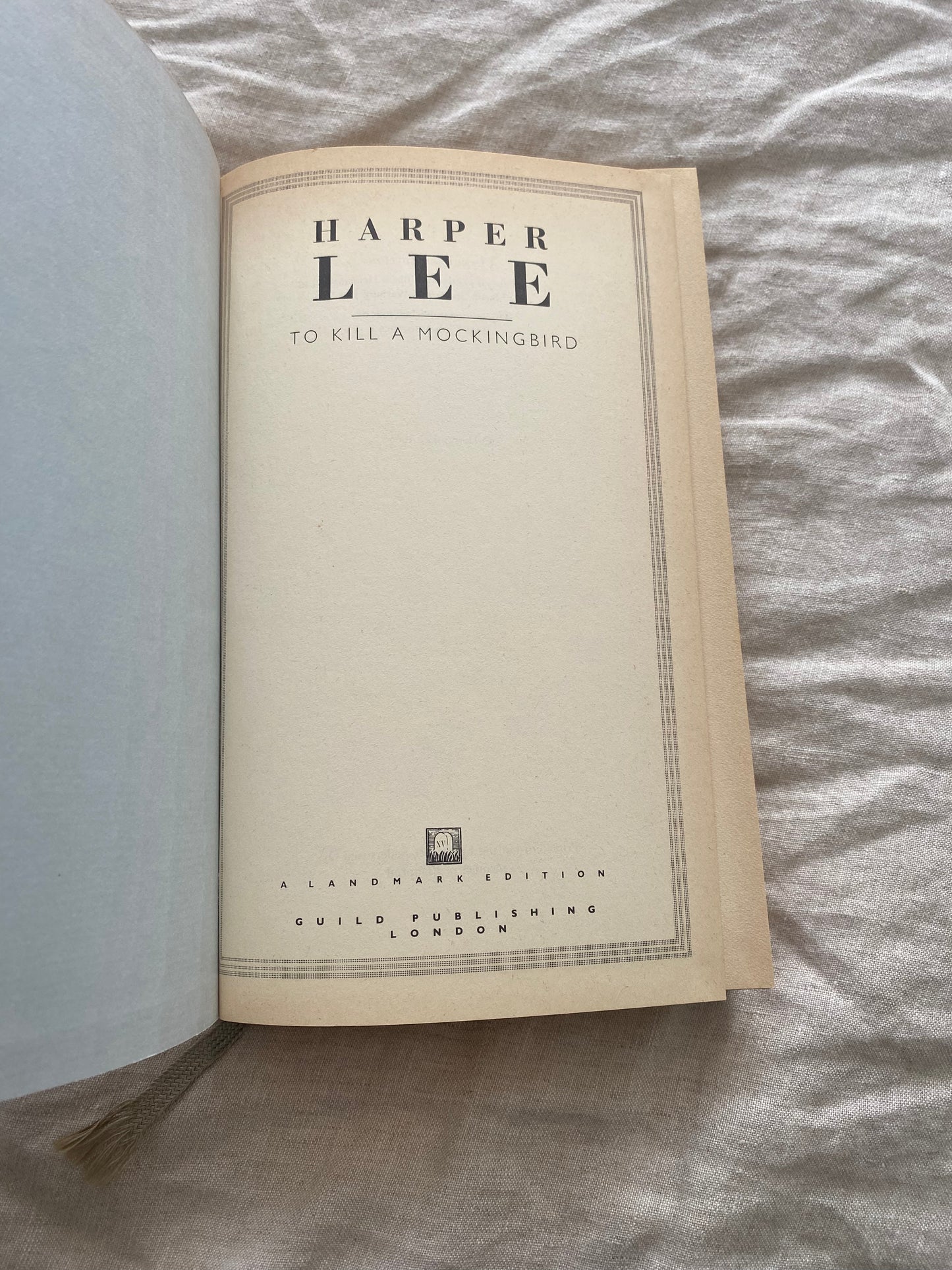 To Kill A Mockingbird