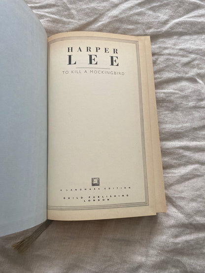 To Kill A Mockingbird