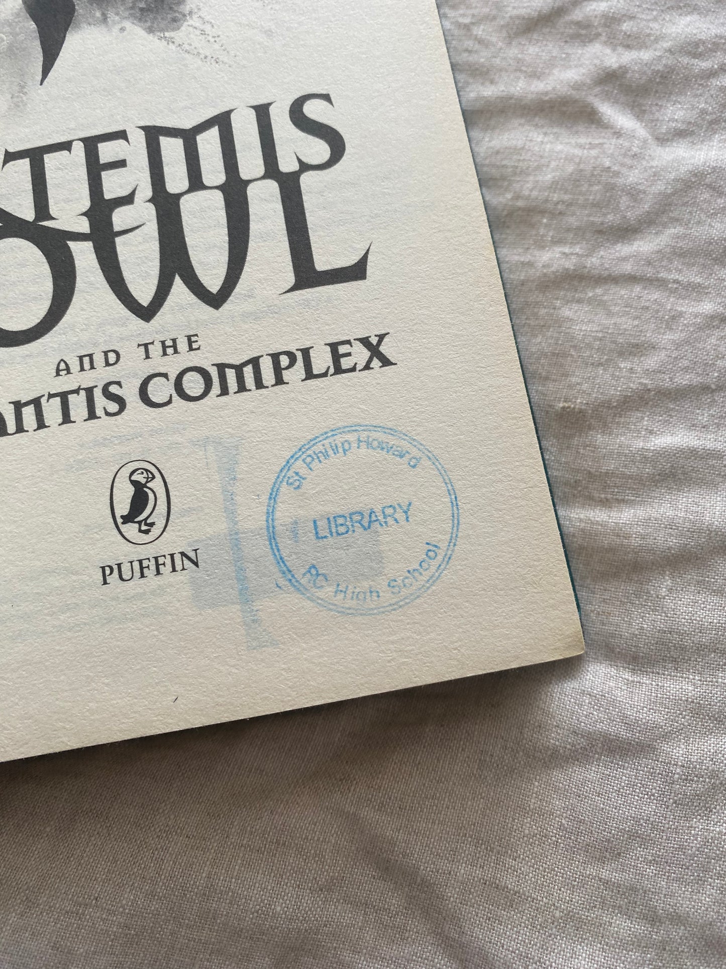 Artemis Fowl and the Atlantis Complex (Artemis Fowl Series #7)