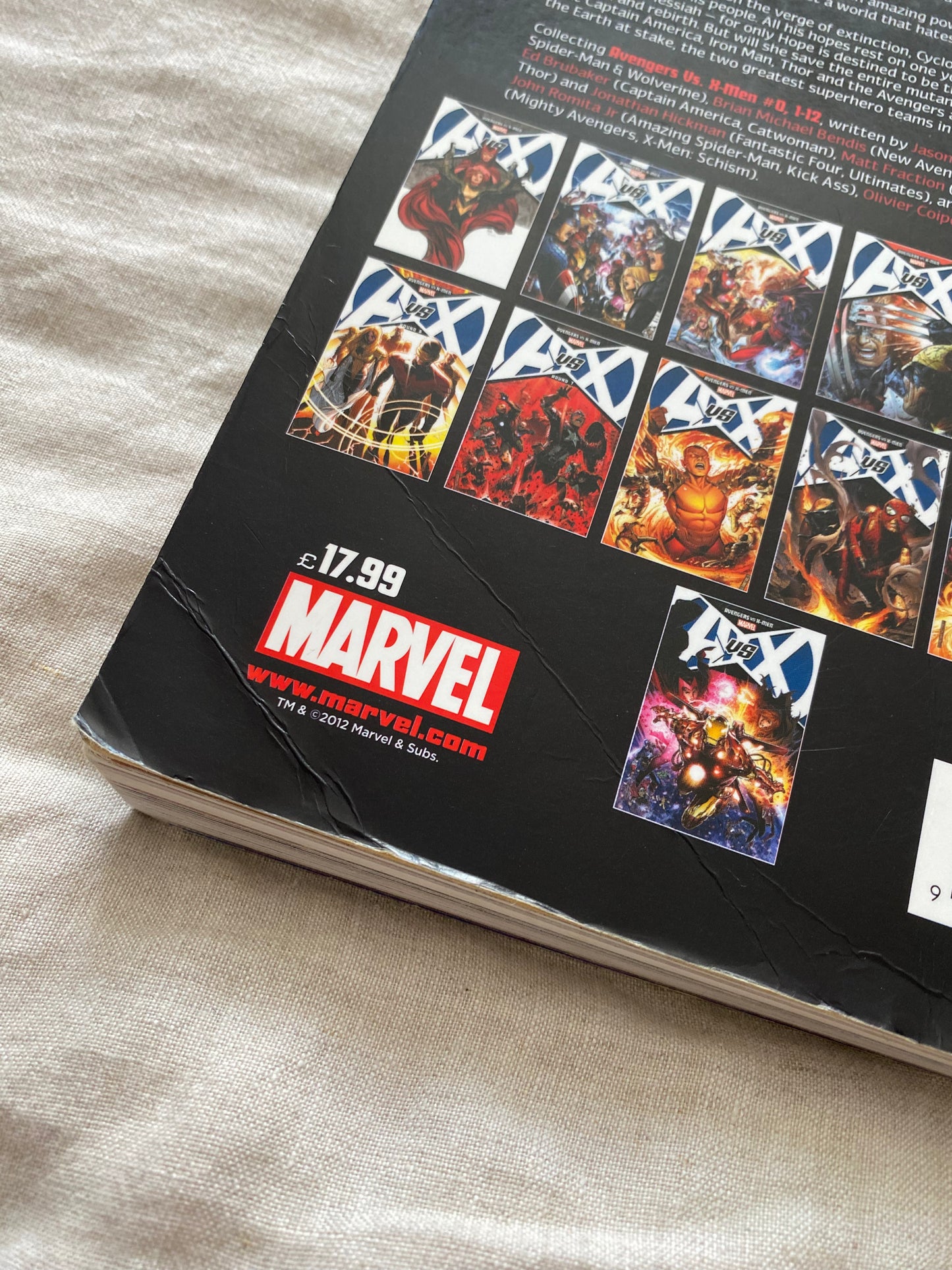 Avengers Vs. X-men Graphic Novel by Brian Michael Bendis (Marvel, 2012)