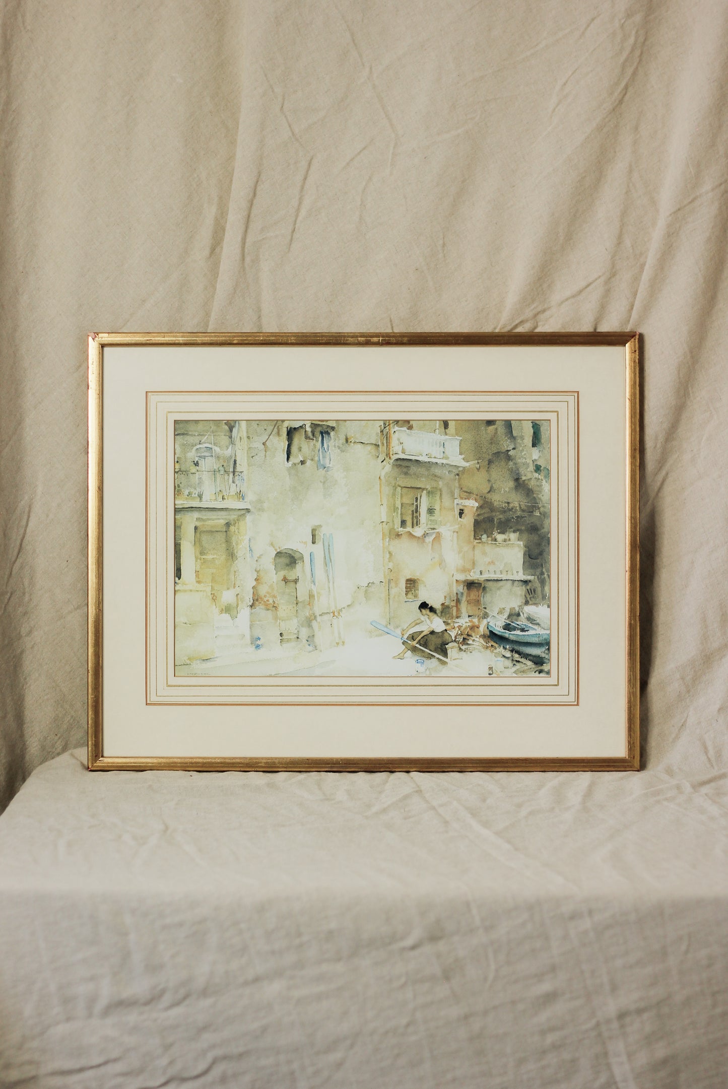 'Re-Painting Oar Blades', Fine Print