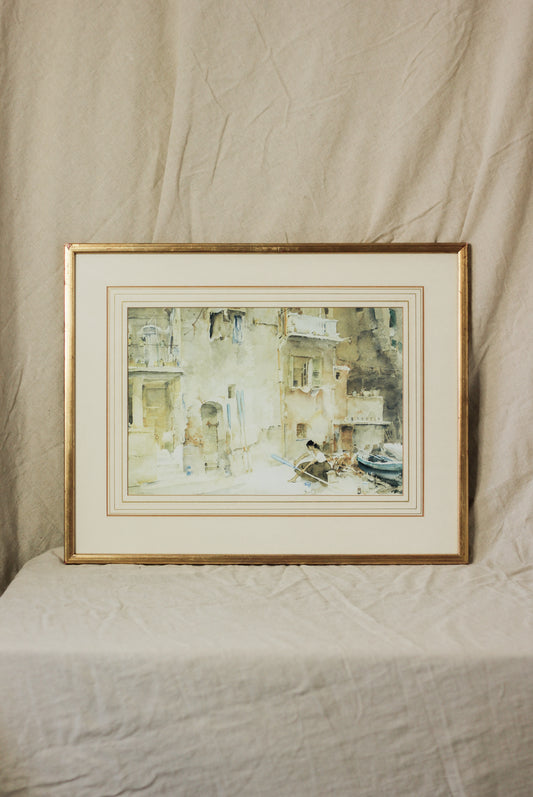'Re-Painting Oar Blades', Fine Print