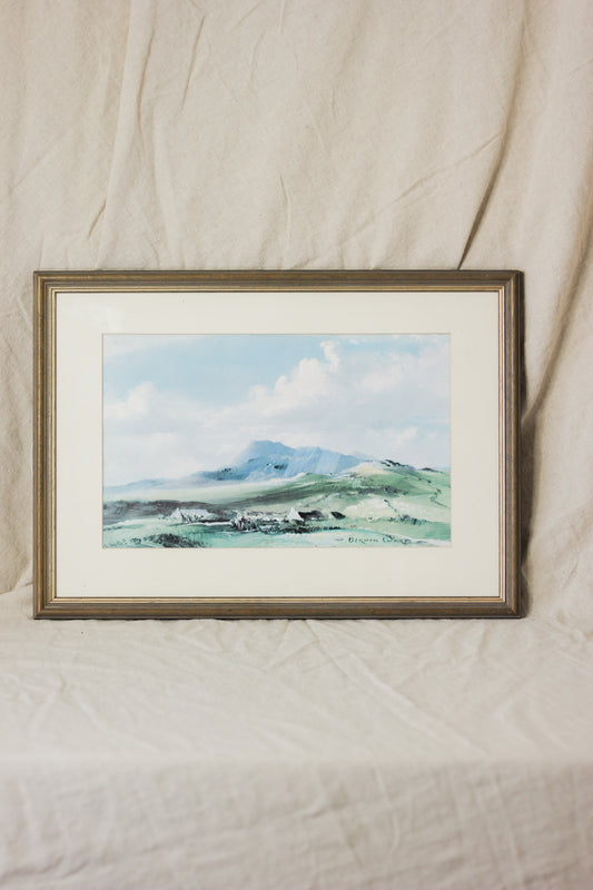 'Goat Fell from High Corrie, Isle of Arran', Vintage Print