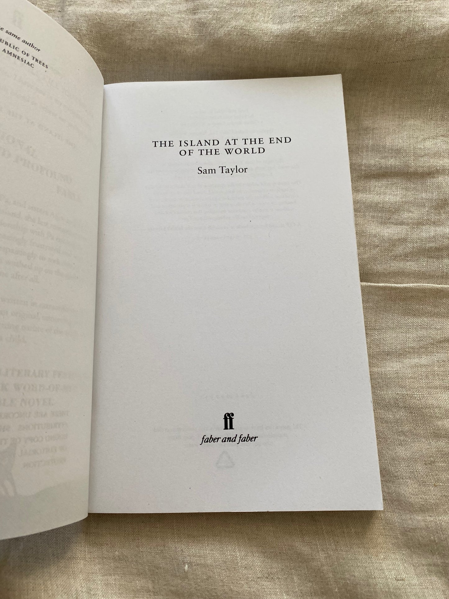The Island at the End of the World