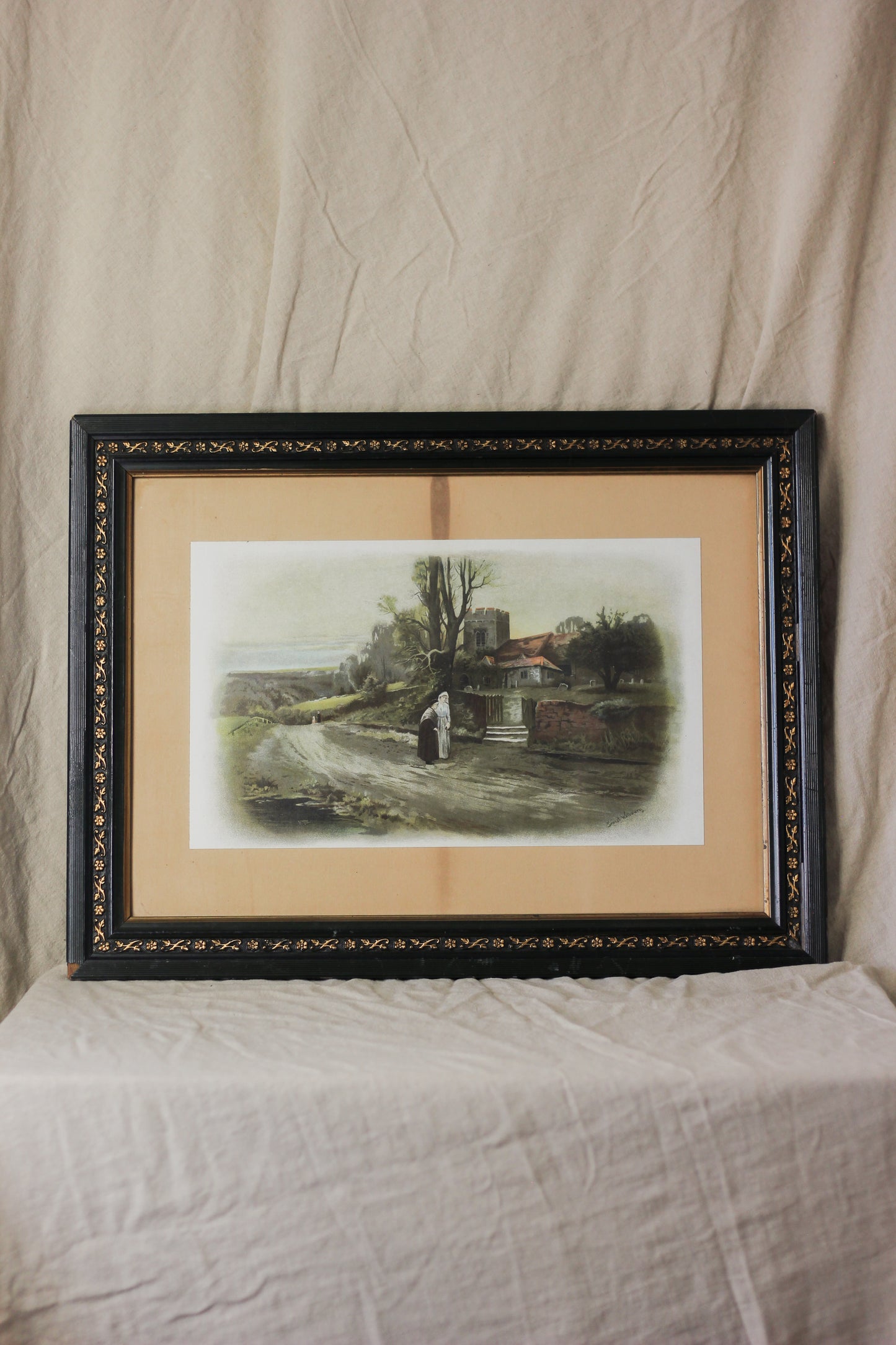 'Church Walk', Photogravure Chromolithograph Print