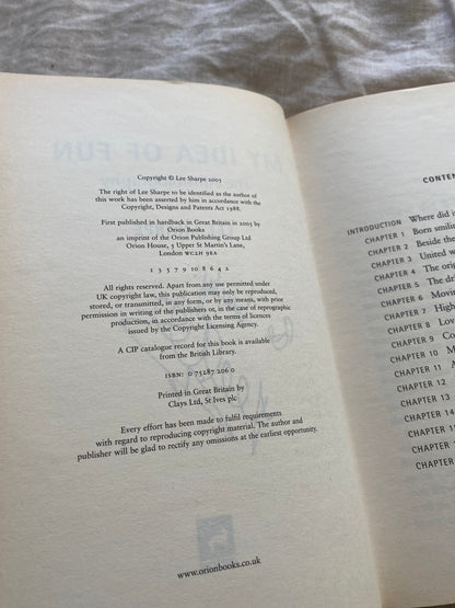 My Idea of Fun: The Autobiography