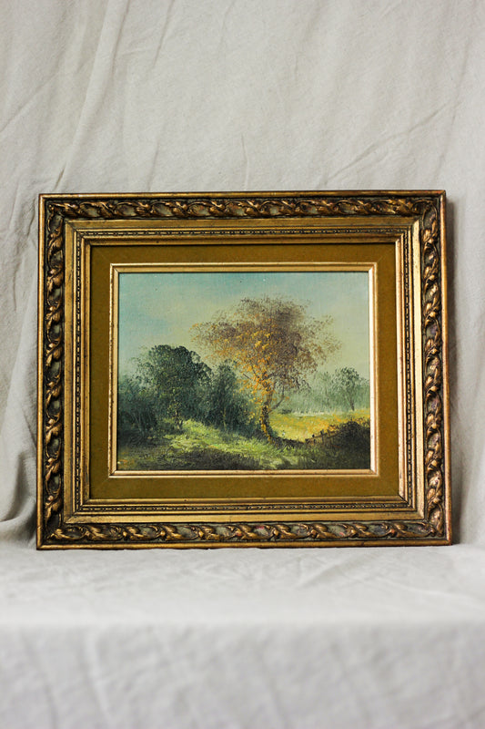 Scenic Country Landscape, Oil on Canvas