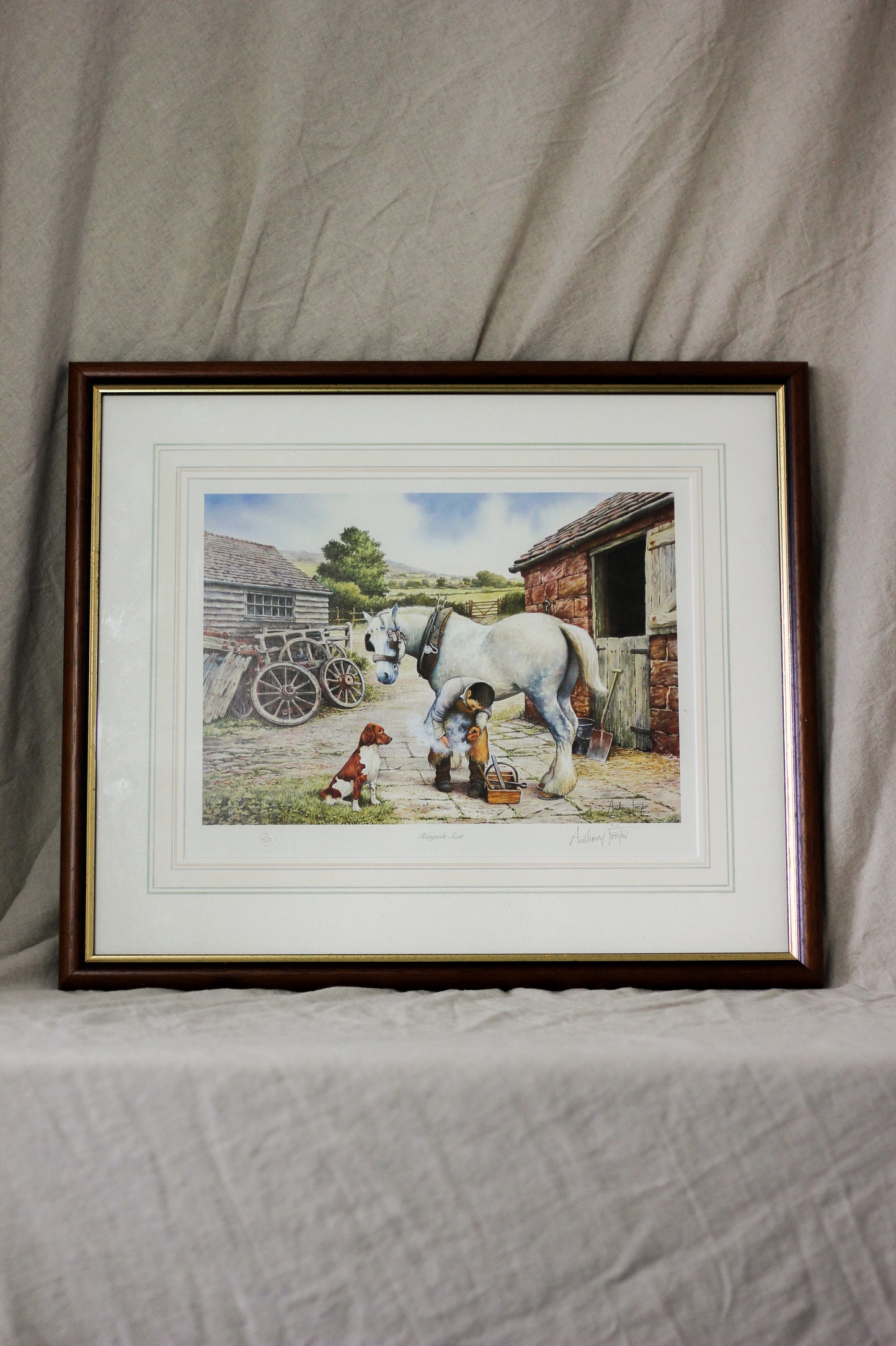 'Ringside Seat' (No. 7 of 350), Fine Print