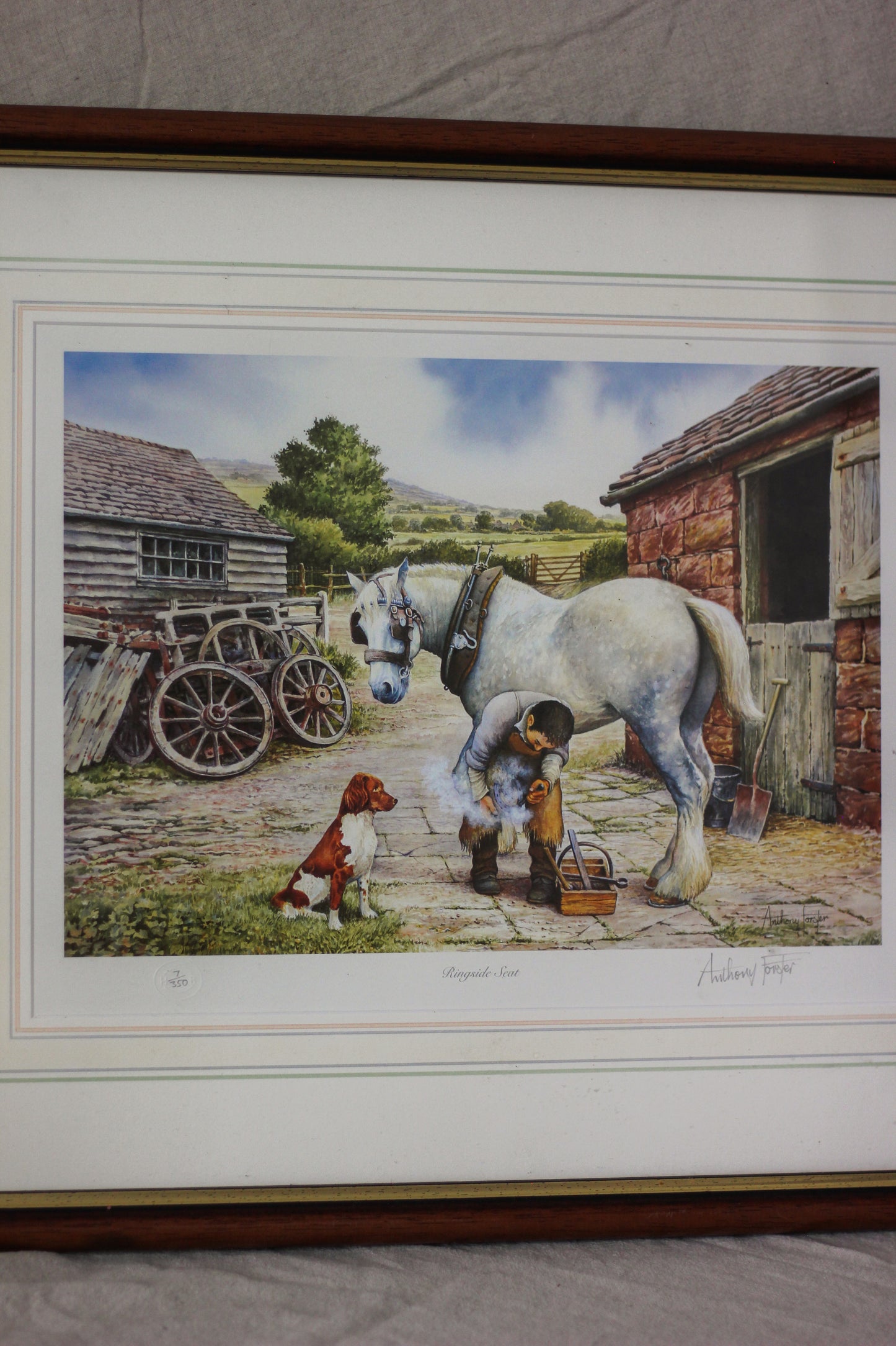 'Ringside Seat' (No. 7 of 350), Fine Print