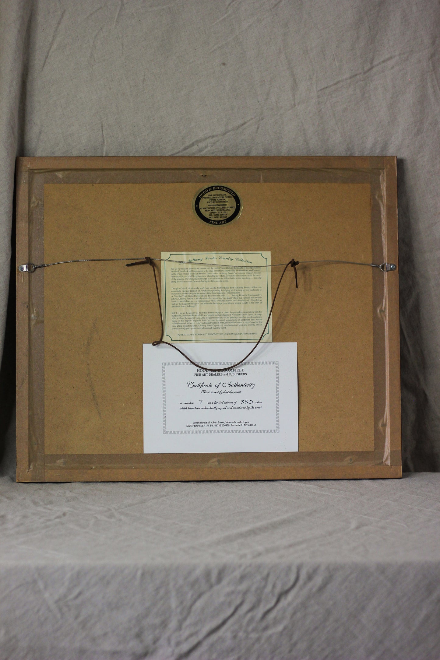 'Ringside Seat' (No. 7 of 350), Fine Print