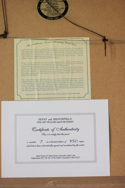 'Ringside Seat' (No. 7 of 350), Fine Print