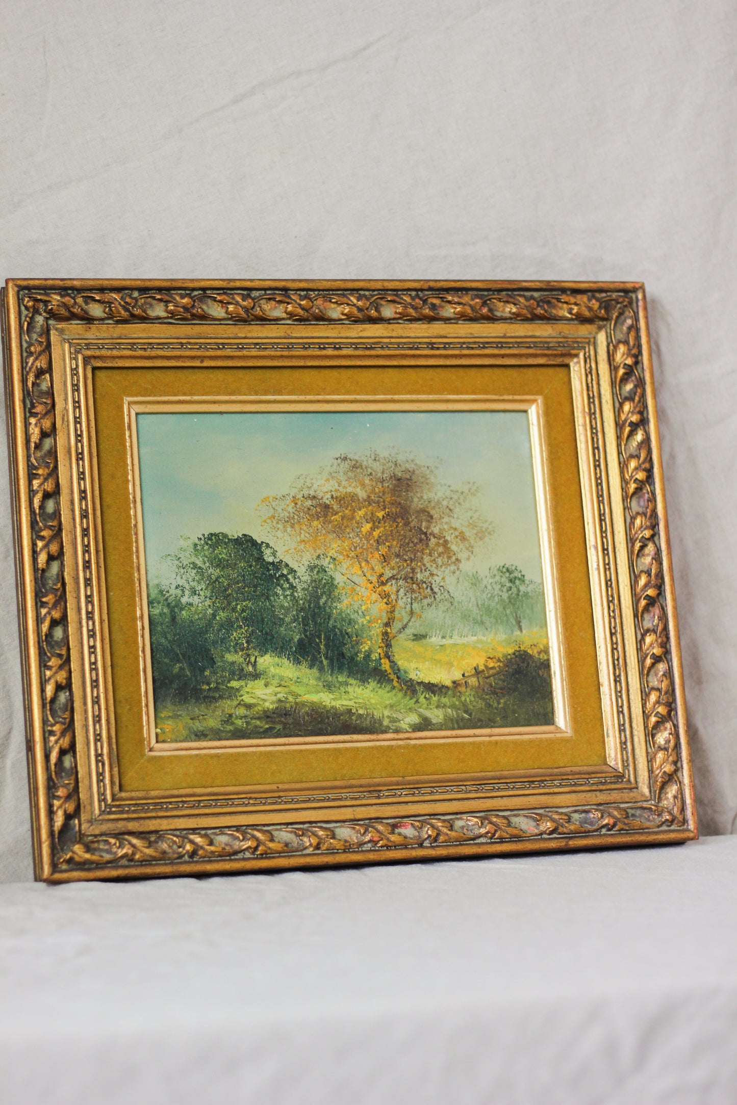 Scenic Country Landscape, Oil on Canvas