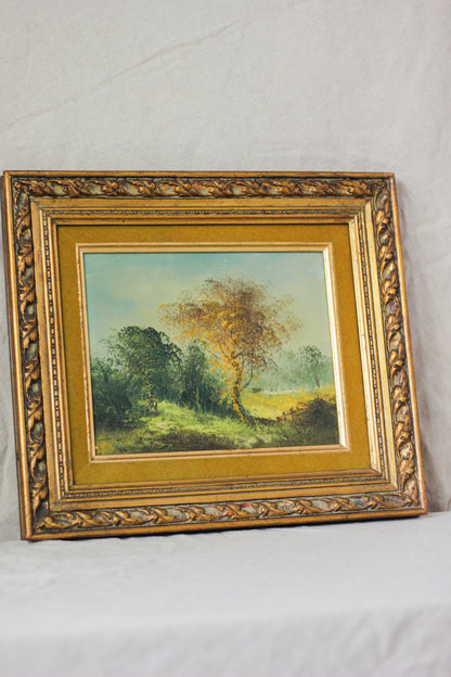 Scenic Country Landscape, Oil on Canvas