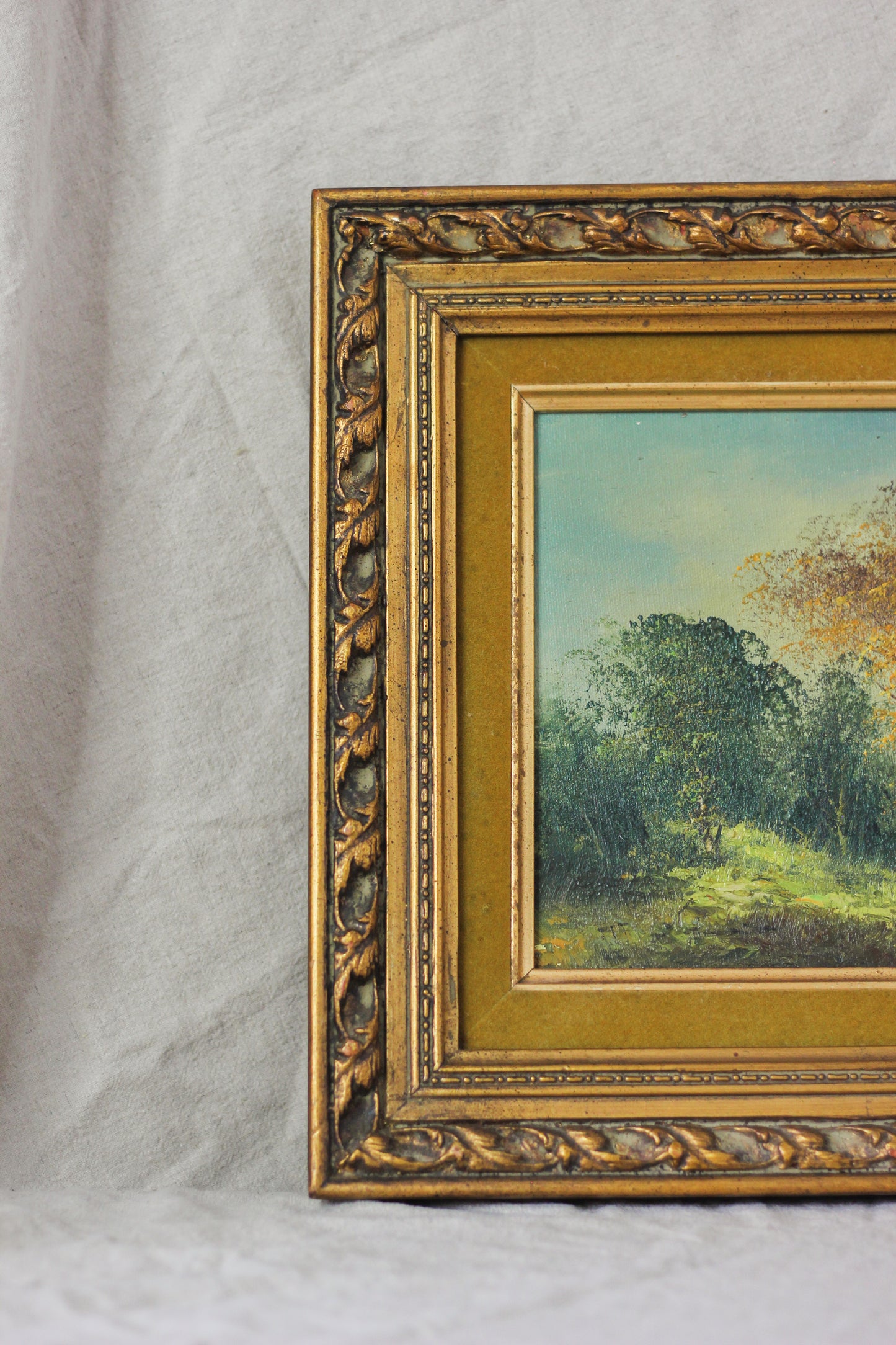 Scenic Country Landscape, Oil on Canvas