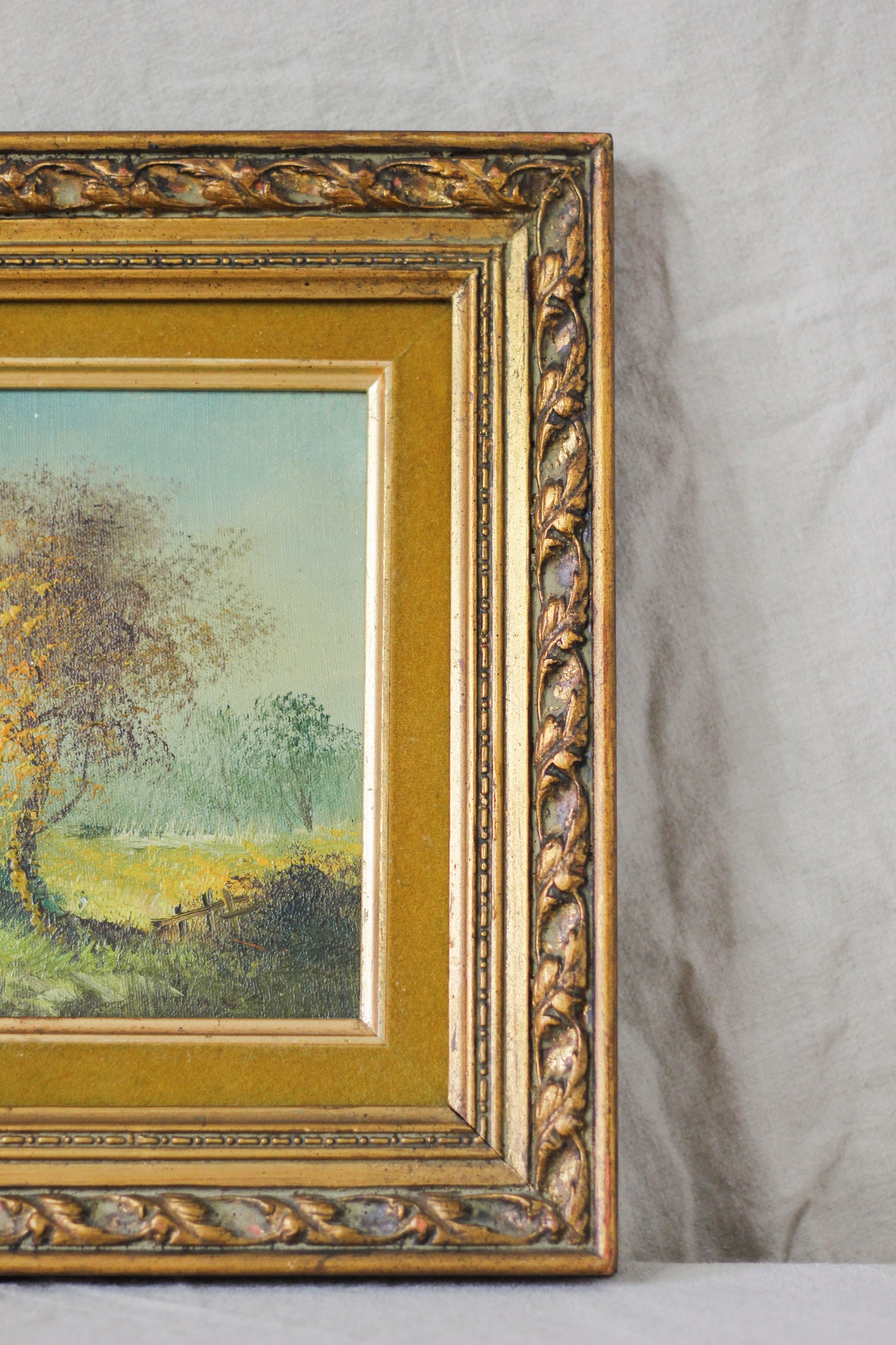 Scenic Country Landscape, Oil on Canvas