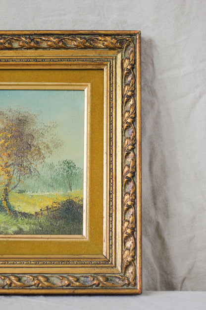 Scenic Country Landscape, Oil on Canvas