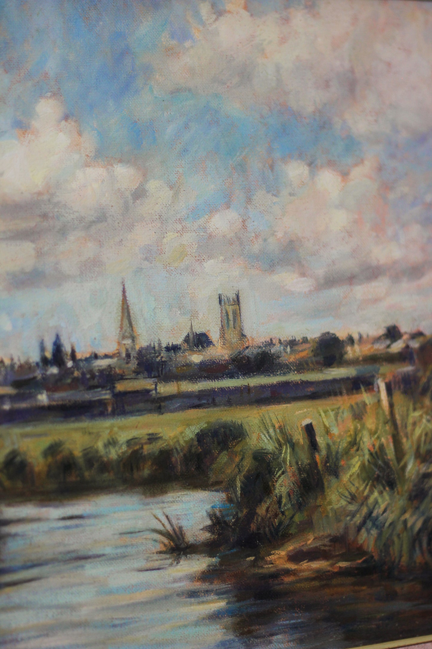 'Dorchester from Coker’s Frome', Oil on Canvas