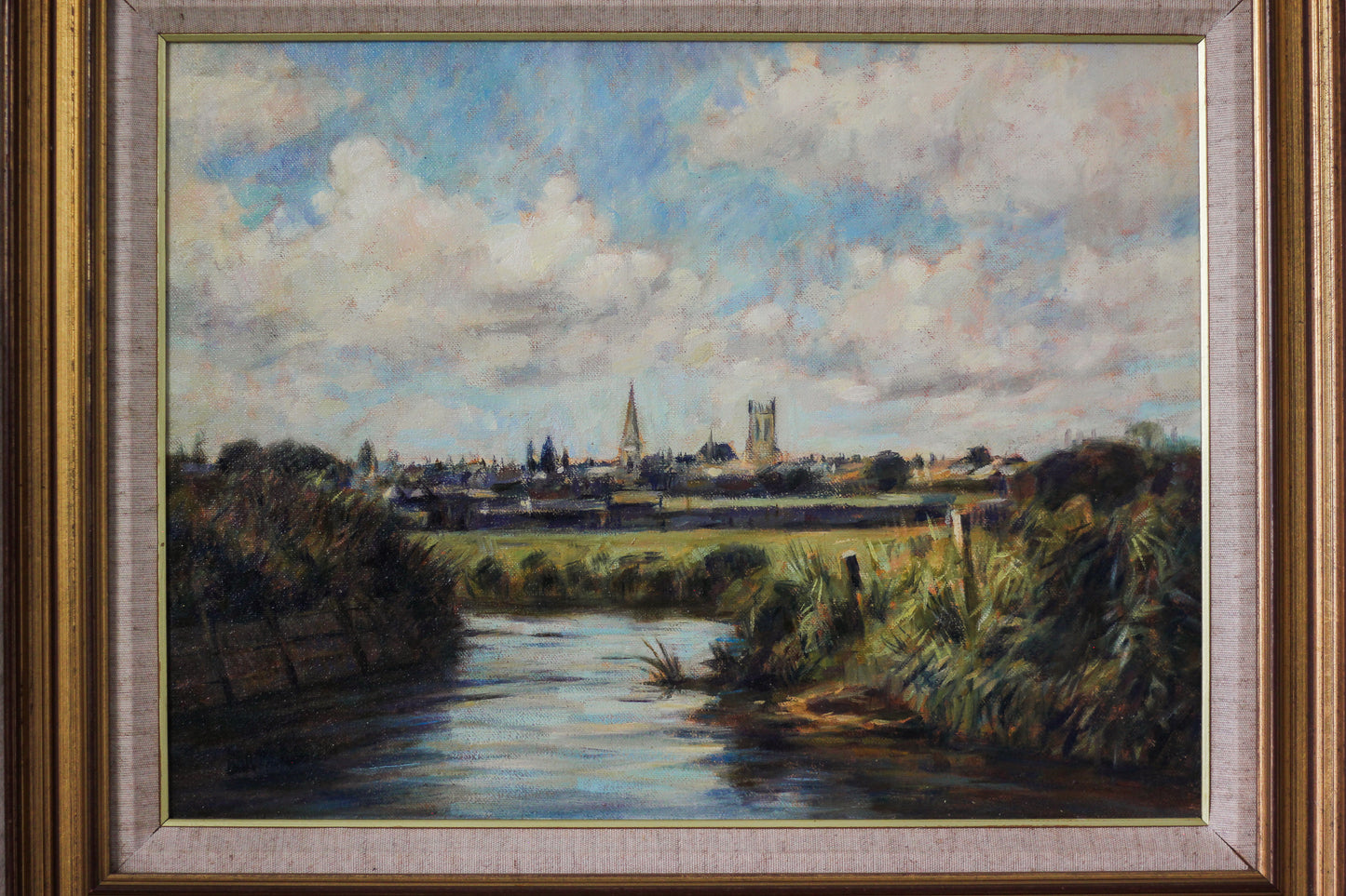 'Dorchester from Coker’s Frome', Oil on Canvas