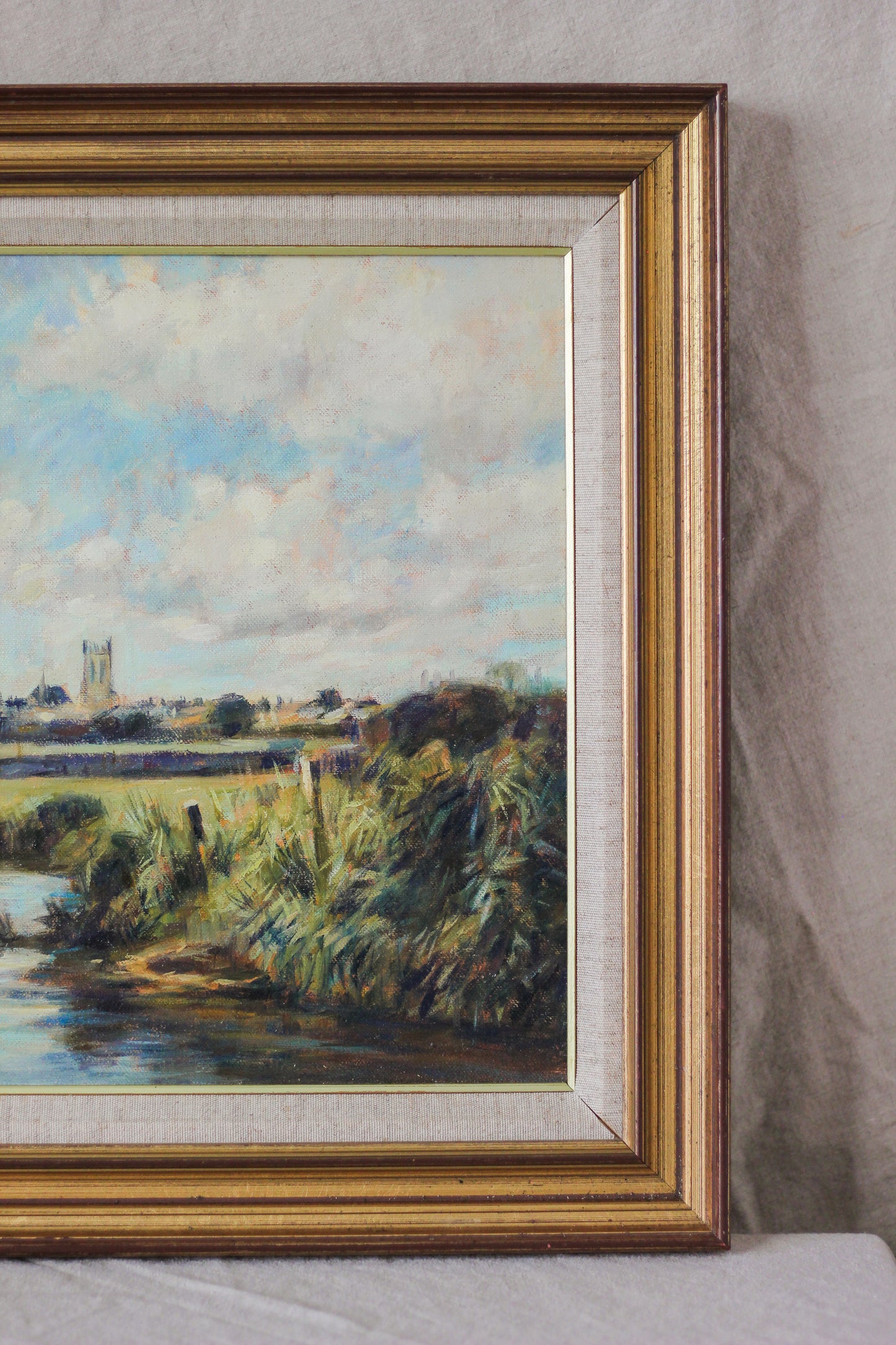 'Dorchester from Coker’s Frome', Oil on Canvas