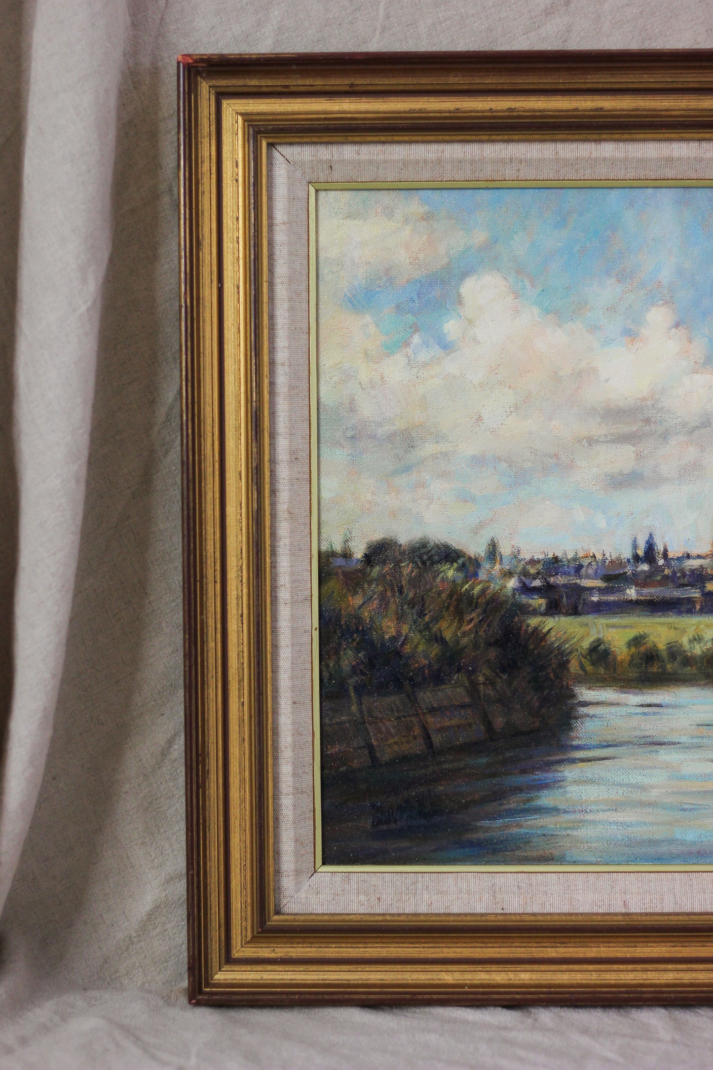 'Dorchester from Coker’s Frome', Oil on Canvas