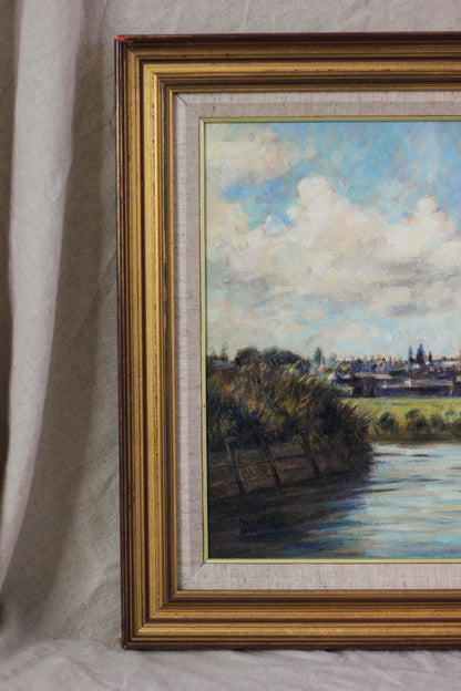 'Dorchester from Coker’s Frome', Oil on Canvas