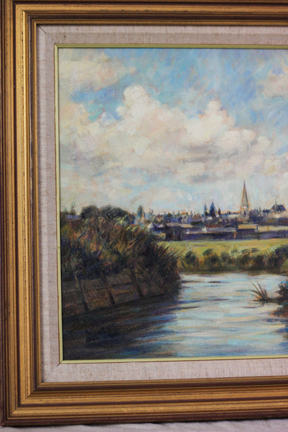 'Dorchester from Coker’s Frome', Oil on Canvas
