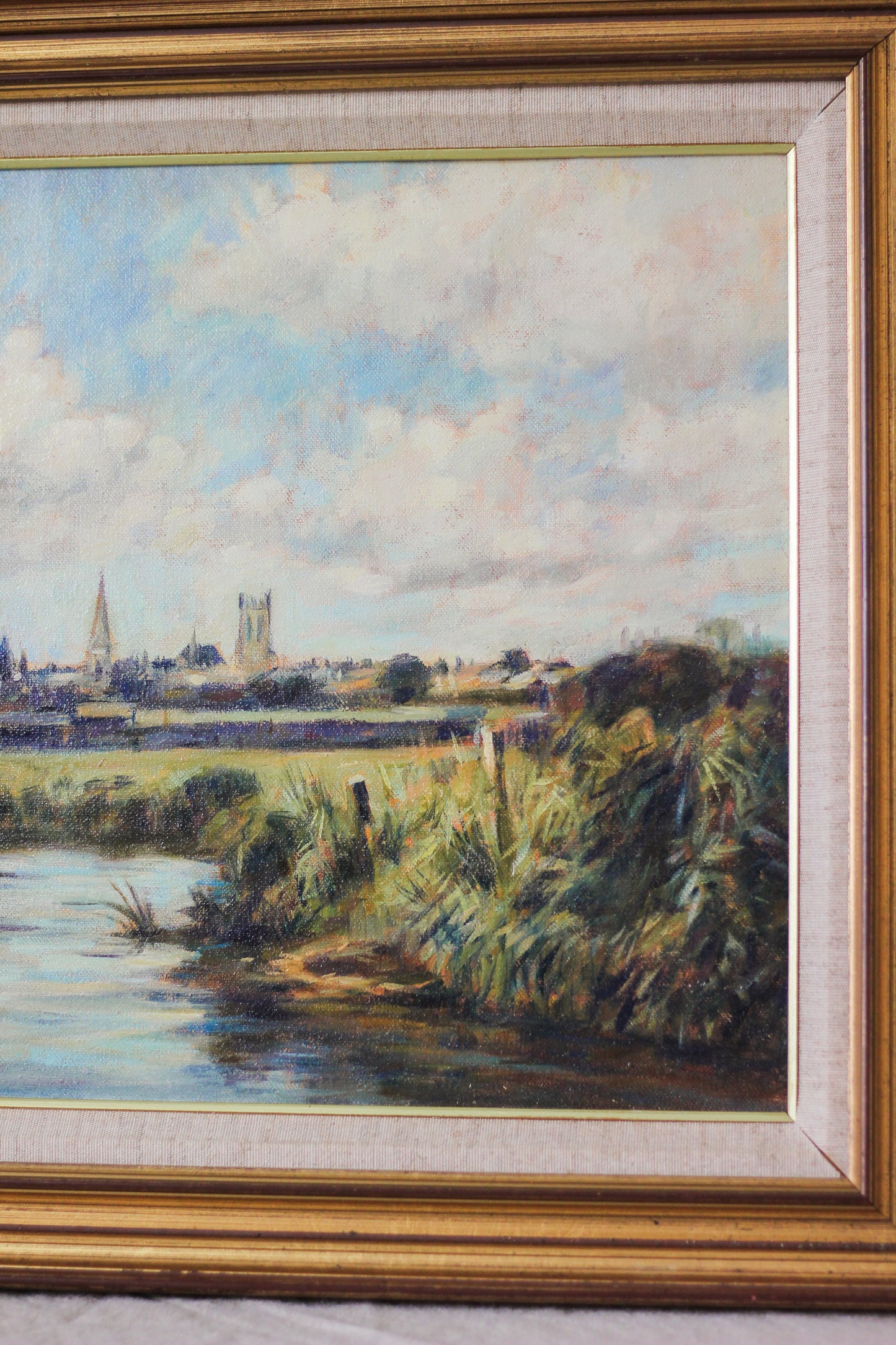 'Dorchester from Coker’s Frome', Oil on Canvas