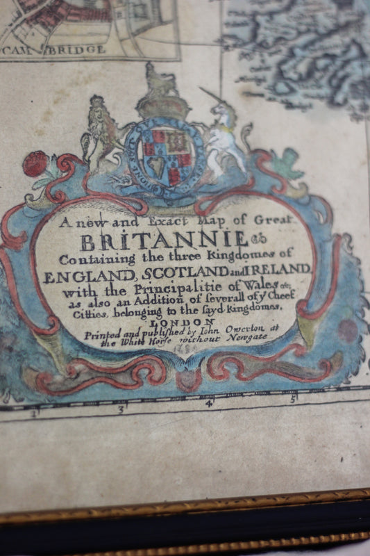 Map of Great Britain and Ireland, Antique Map