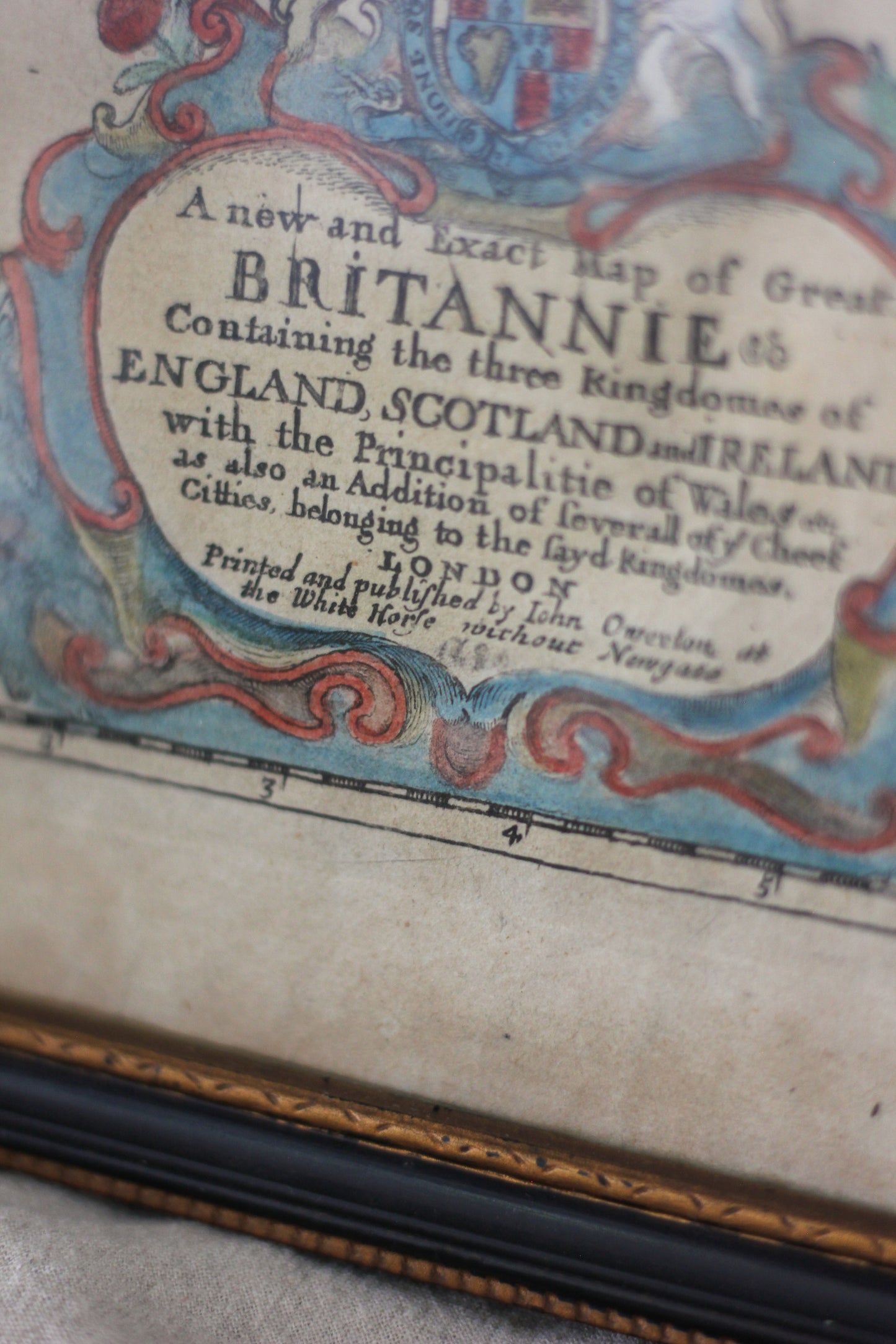 Map of Great Britain and Ireland, Antique Map