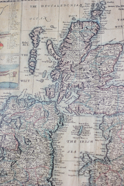 Map of Great Britain and Ireland, Antique Map
