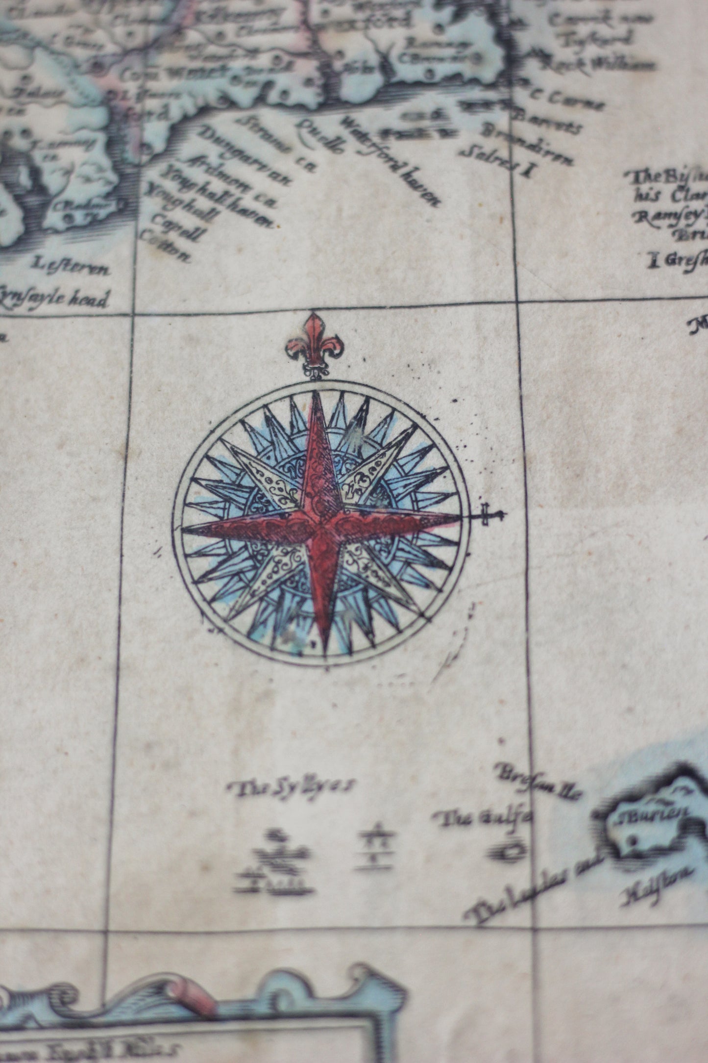Map of Great Britain and Ireland, Antique Map