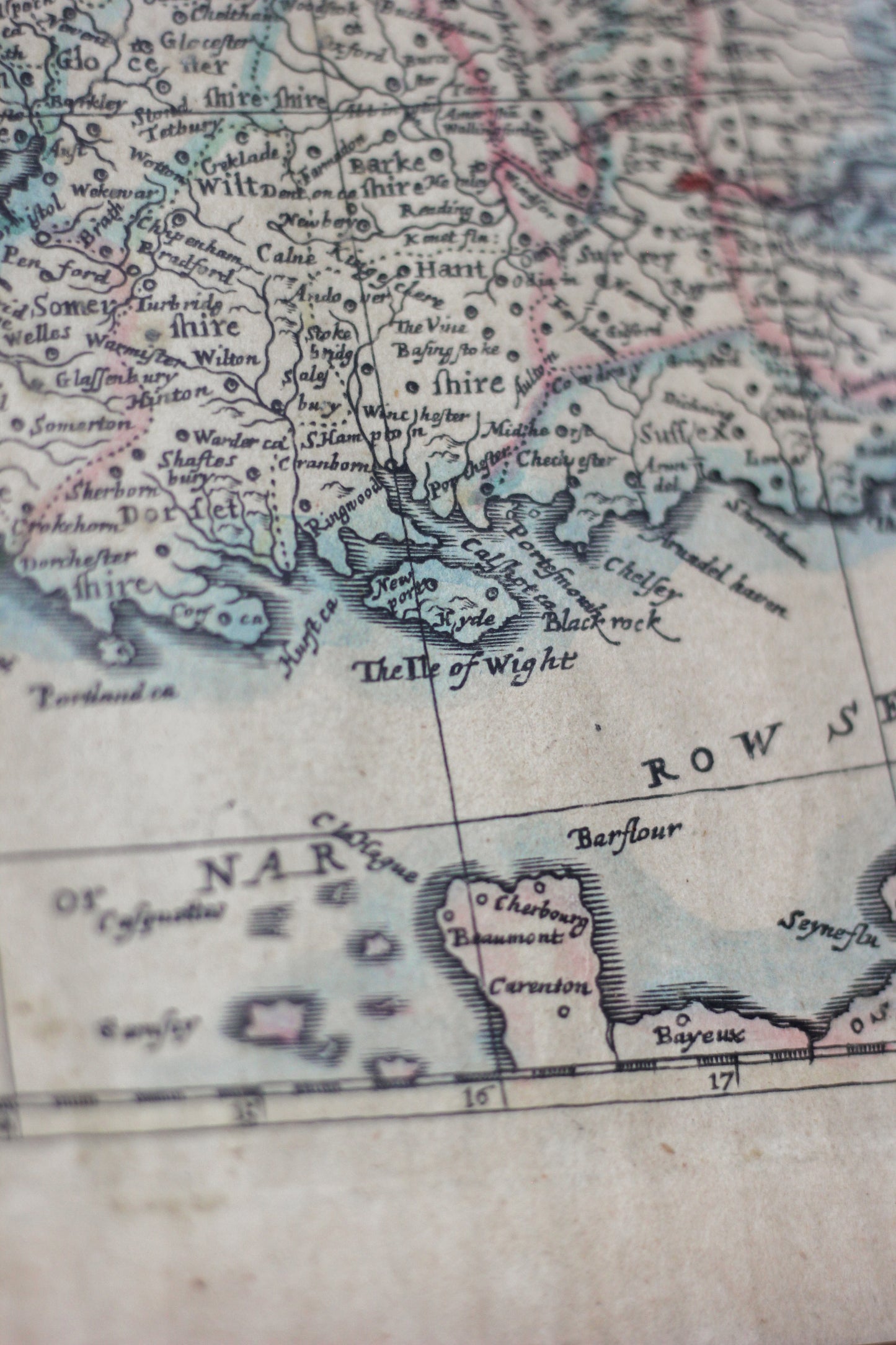 Map of Great Britain and Ireland, Antique Map