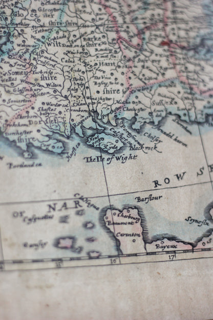 Map of Great Britain and Ireland, Antique Map