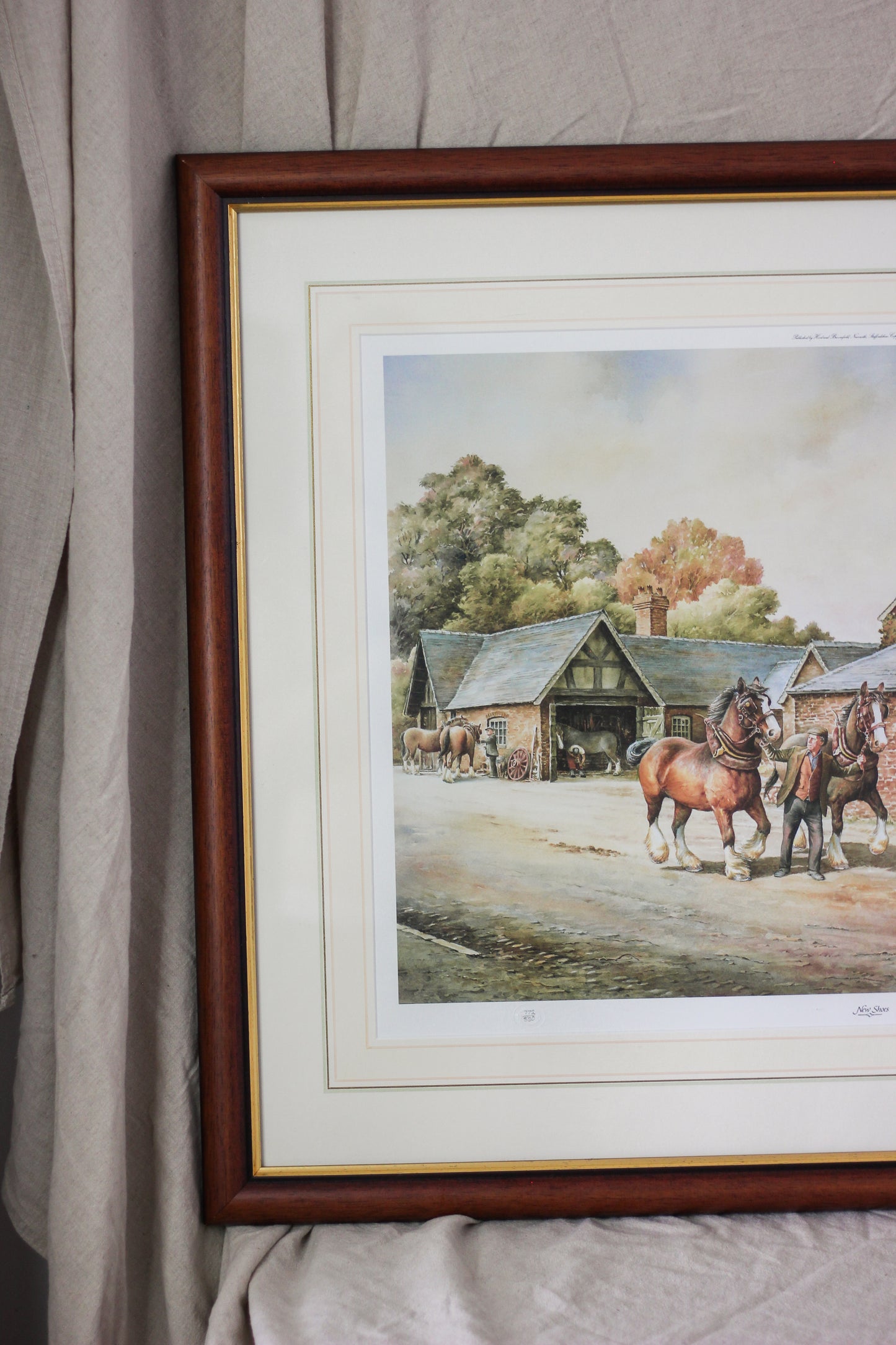 'The Smithy' (No. 772 of 850), Fine Print