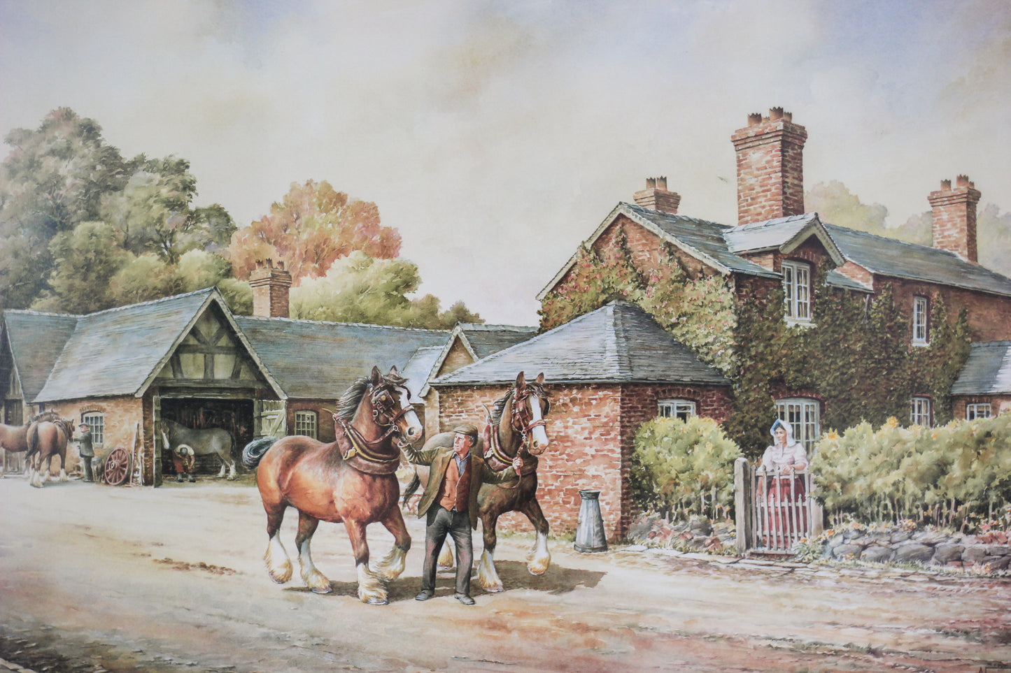 'The Smithy' (No. 772 of 850), Fine Print