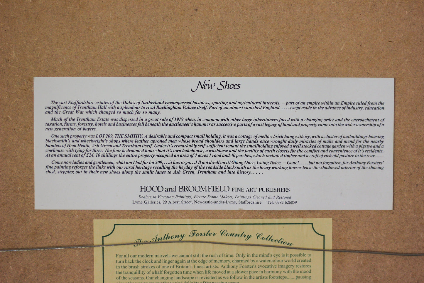 'The Smithy' (No. 772 of 850), Fine Print