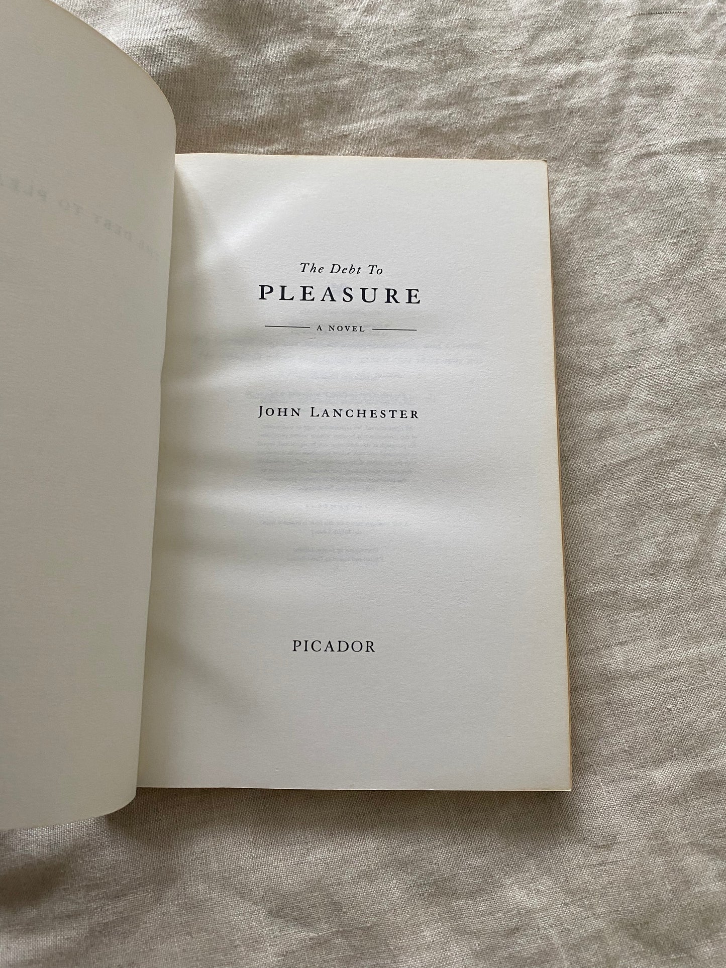 Debt to Pleasure (No. 163 of 600)