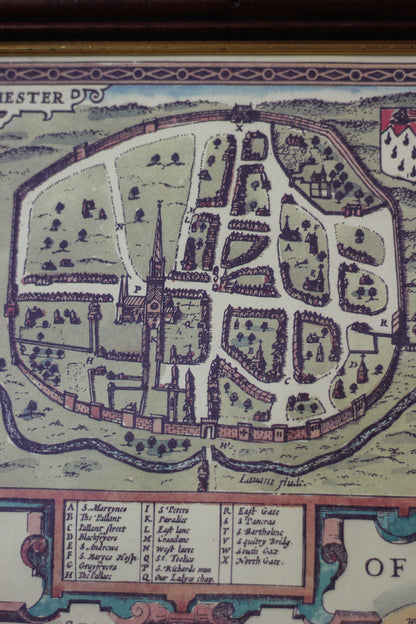 Sussex Map, Vintage Map Print