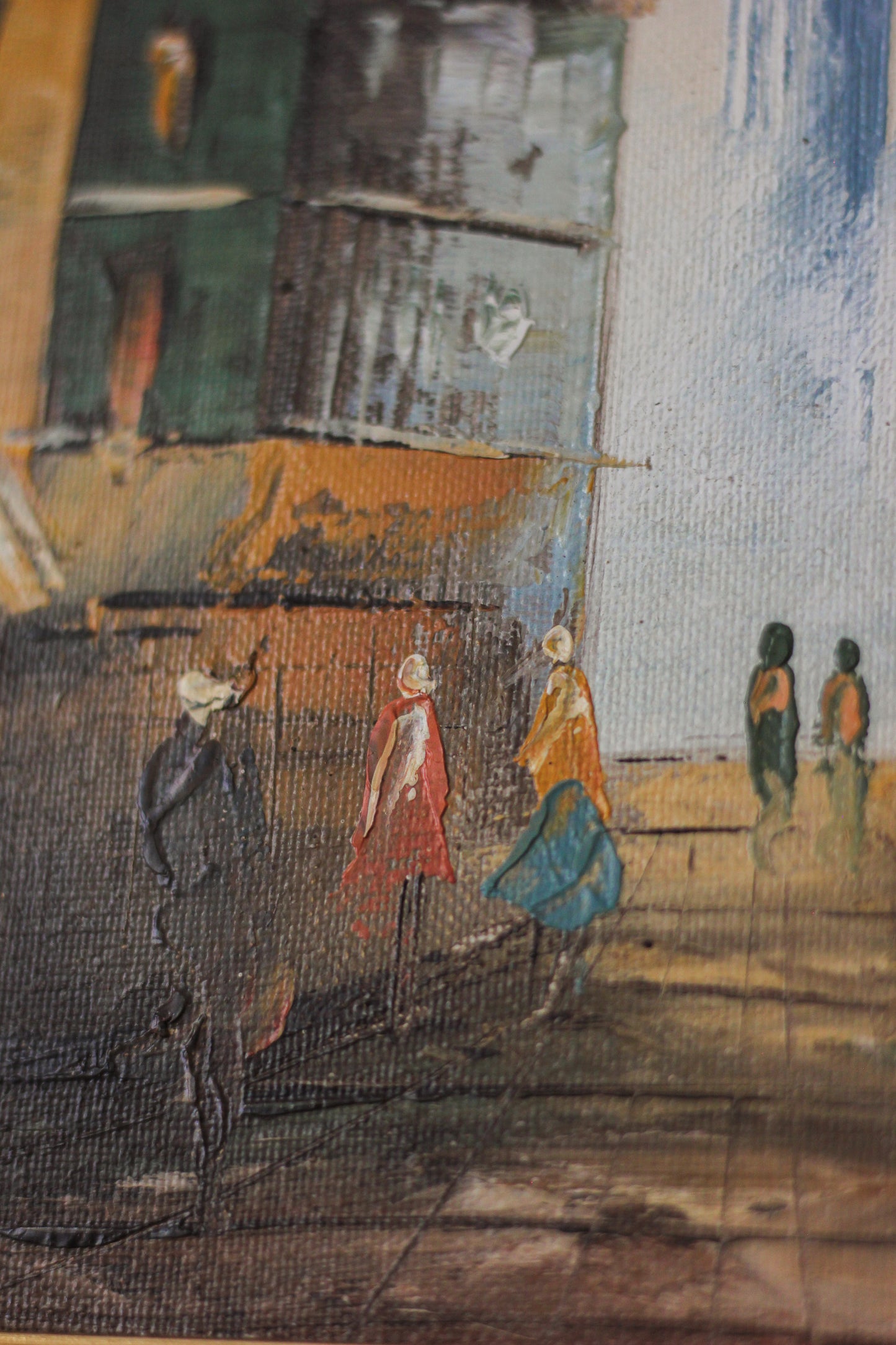 Parisian Street Scene 2, Oil on Canvas