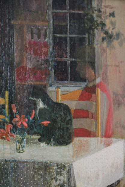 'Dusk', Oil on Board