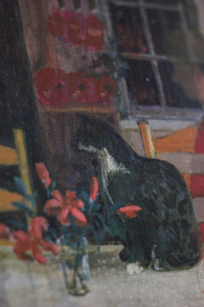 'Dusk', Oil on Board