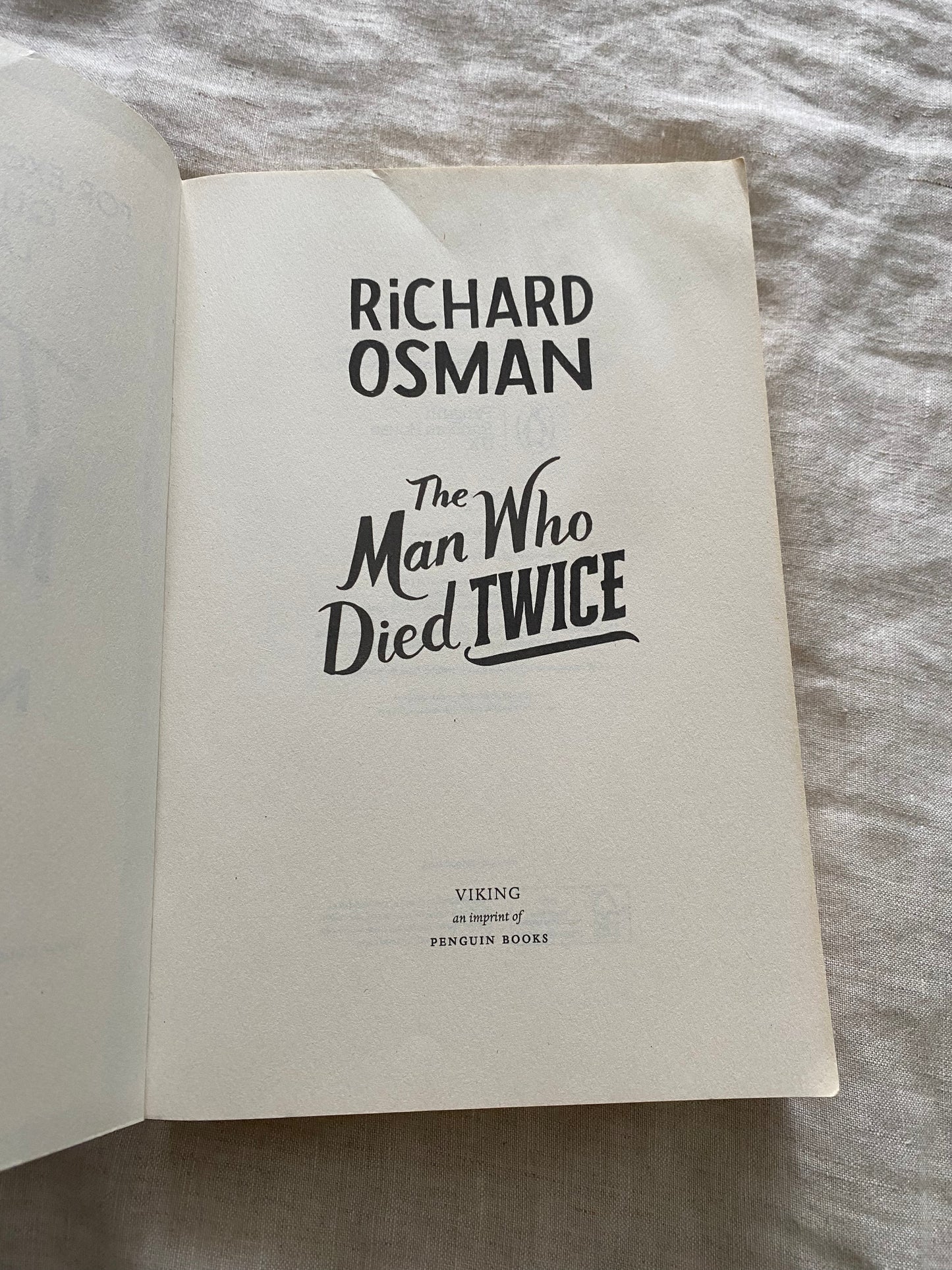 The Man Who Died Twice (The Thursday Murder Club Series #2)